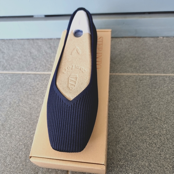 Navy ballet flats, S8.5 (EU 39.5) - Picture 5 of 5